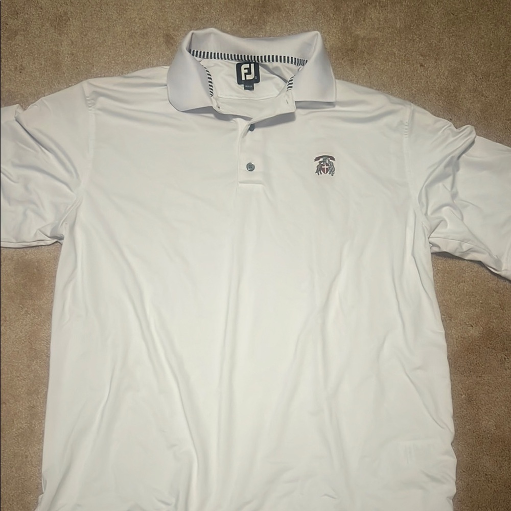 FootJoy Men's White Polo Shirt